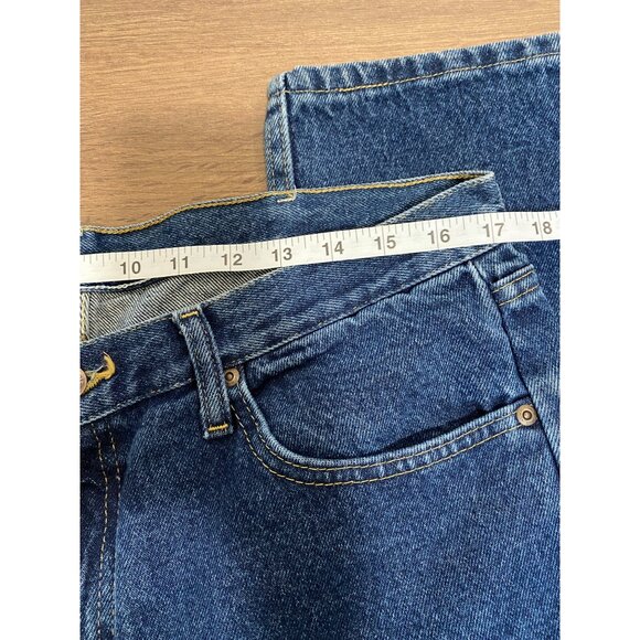 Mens Wrangler Relaxed Fit Blue Denim Jeans Size 36W X 34L Western Work - Picture 6 of 10
